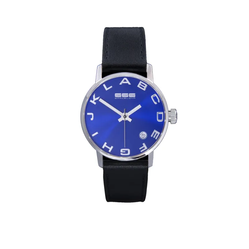 Unisex Watch 666 Barcelona 666-274 Black (Ø 35 mm)